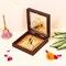 Gold Plated Laxmi Ganesha, Radha Krishna, Shrinath Ji, Sai Baba, Ganesh, Ram Laxman Sita (ram Darbar) with Charan Paduka - Diwali Housewarming Return Gift Pooja Room Decor Hindu God Paduka Prayer Box